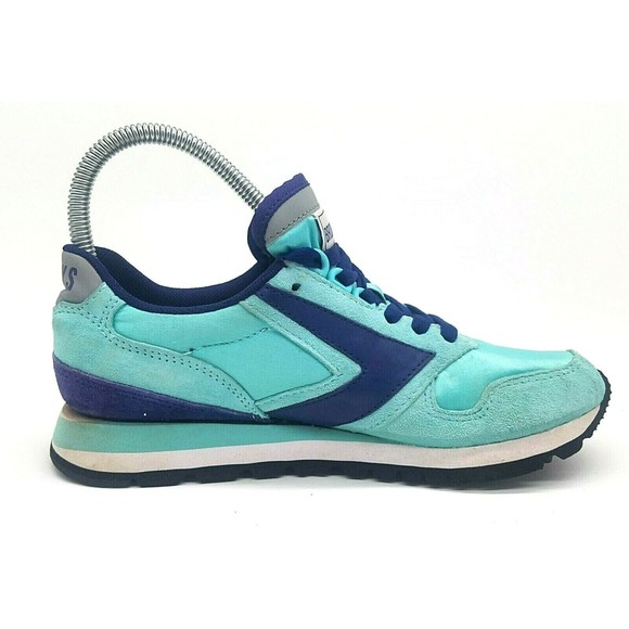 Brooks Womens Chariot Running Sneakers 1201711B494 Blue Suede Size US 6.5 UK 4.5 - Picture 2 of 11